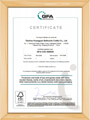 Certificación GFA